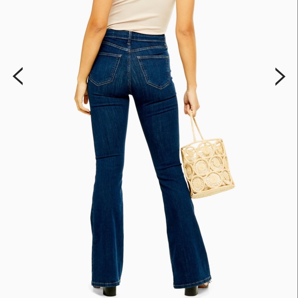 NWT TOPSHOP MOTO JAMIE FLARE JEANS